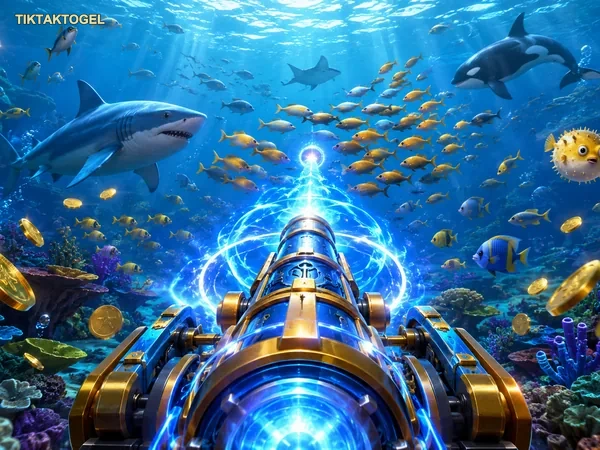 Aksi tembak ikan pada permainan Dragon Fishing 2